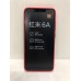 Силиконовый чехол для Xiaomi Redmi 6A красно-черный градиент