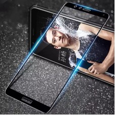 Закаленное 5D защитное стекло на Huawei Honor 7C Pro Black (Черный)